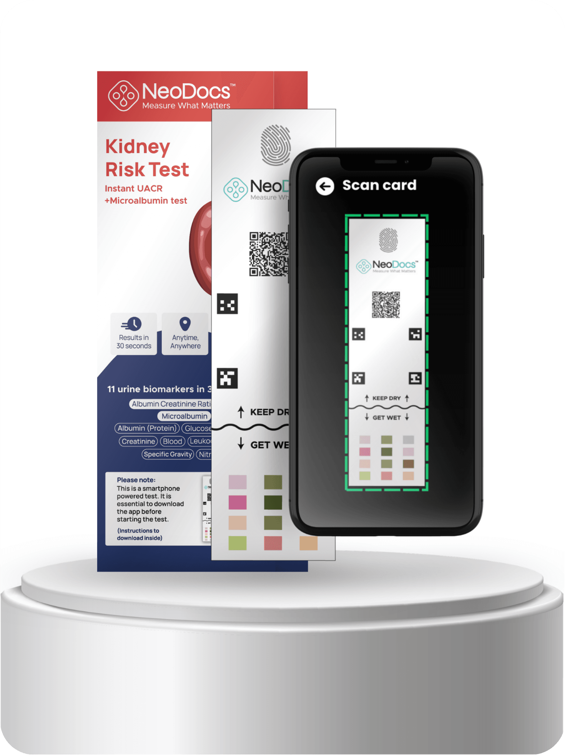 Neodocs uACR home test kit