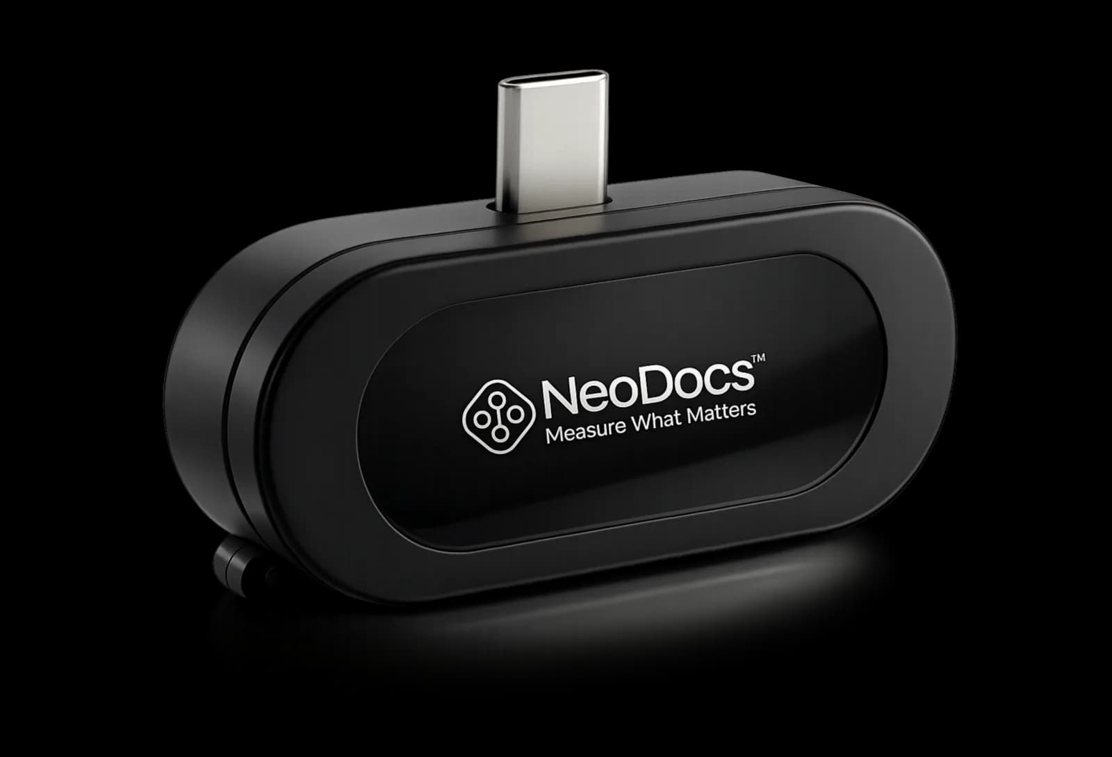 NeoDocs smartphone-connected hemoglobin meter with USB-C connector