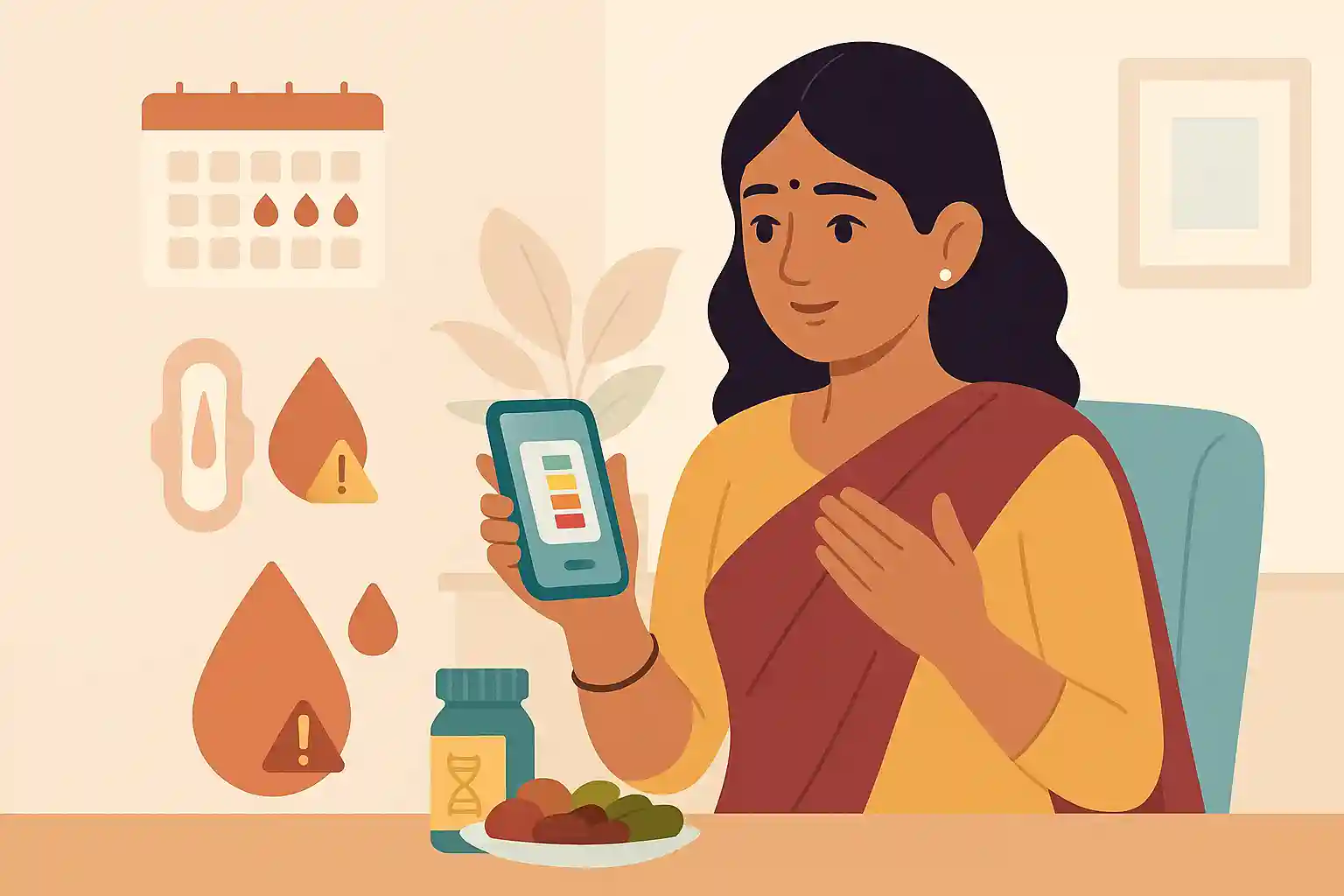 The Menstrual-Anemia Connection: Smart Hemoglobin Monitoring for Indian Women
