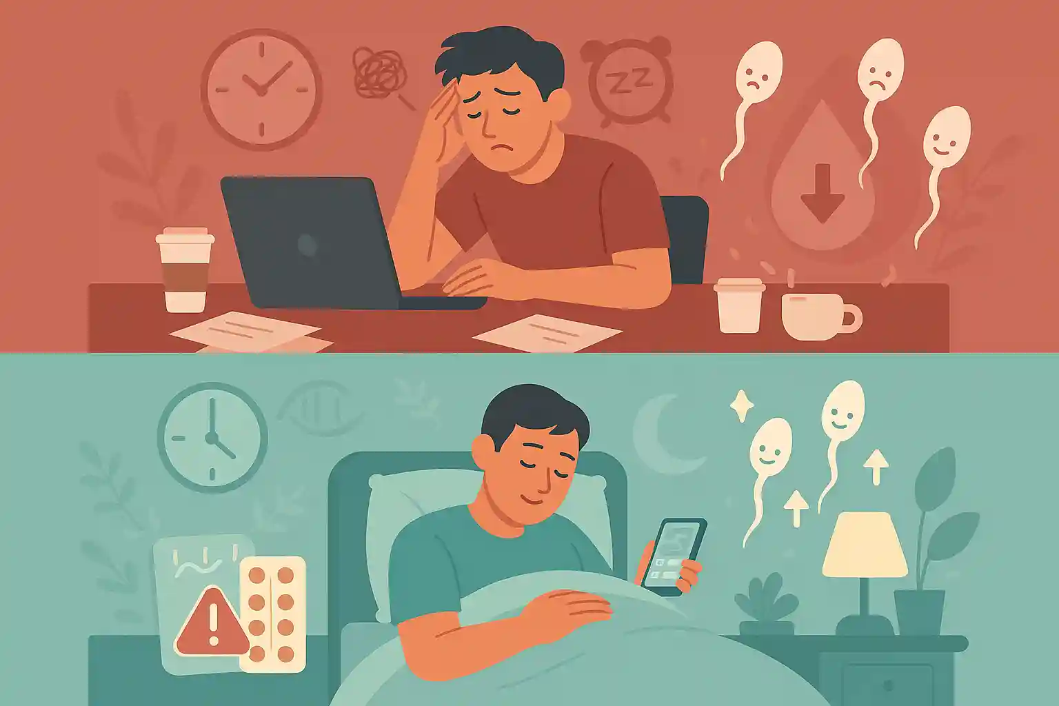 The Impact of Stress and Sleep on Sperm Count