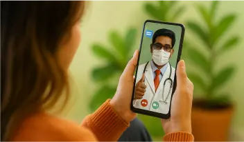 Expert consultation and fertility guidance app interface