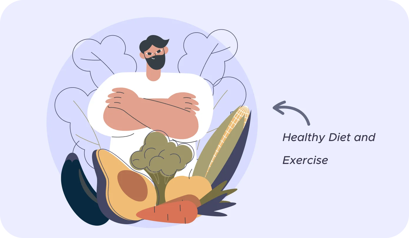 Mobile app showing personalized health insights